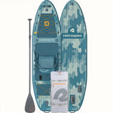 June Nano Kids Inflatable Fishing Paddle Board Kayak Hybrid 9'6"