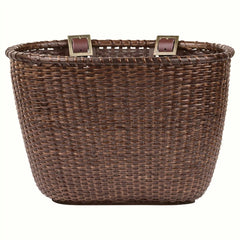 Dreamcatcher Handwoven Cane Bike Basket