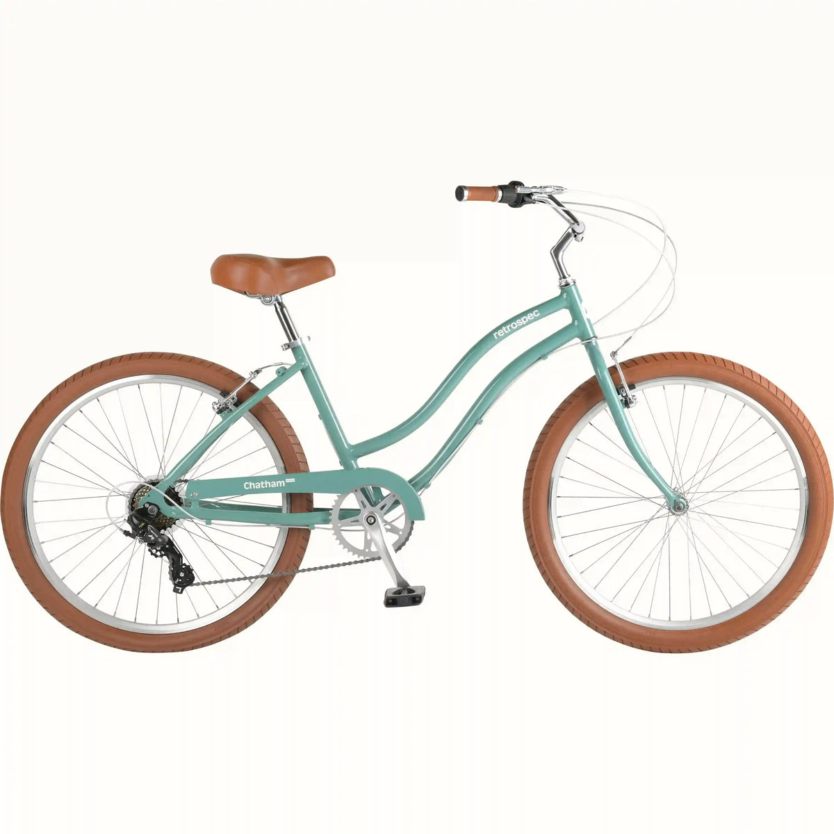 Chatham Plus Aluminum Beach Cruiser Bike - Step Through 7 Speed