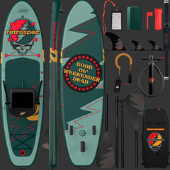 Grateful Dead Weekender Plus Inflatable Stand Up Paddle Board Kayak Hybrid 10'6"