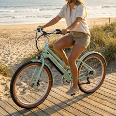 Chatham Rev+ 2 Beach Cruiser Electric Bike - Step Through